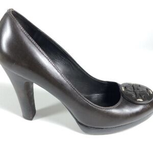 New Tory Burch Chocolate Brown Betty Pumps